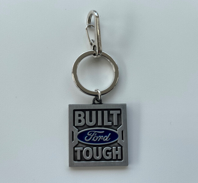 Built Ford Tough Steel Logo Keychain サムネイル